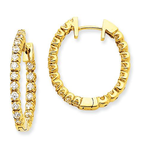 14K Gold Diamond Earring Mtg