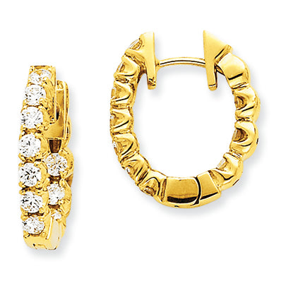 14K Gold Diamond Earring Mtg