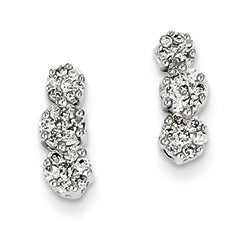 0.5 Carat 14K White Gold Earring