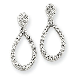 0.2 Carat 14K White Gold Earring