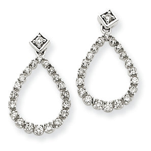 0.3 Carat 14K White Gold Earring