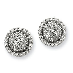 0.3 Carat 14K White Gold Diamond Post Earrings