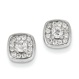 0.5 Carat 14K White Gold Diamond Post Earrings