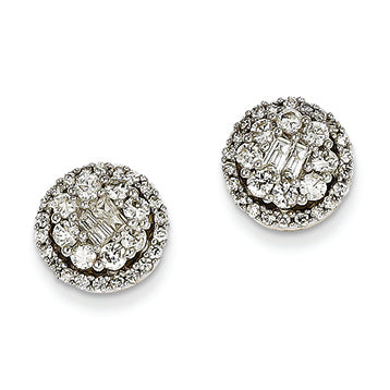 1.1 Carat 14K Gold Diamond Post Earrings