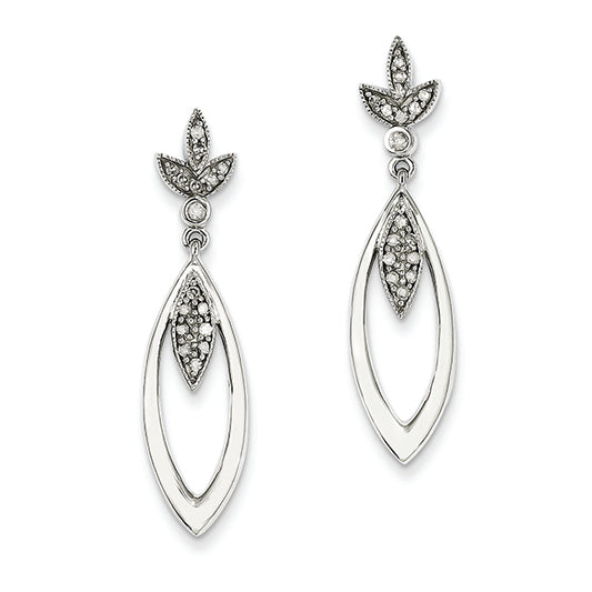 0.2 Carat 14K White Gold Diamond Post Earrings