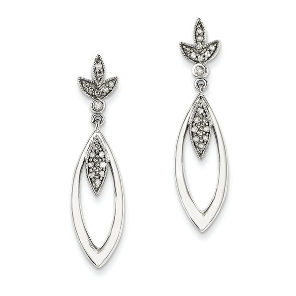 0.2 Carat 14K White Gold Diamond Post Earrings