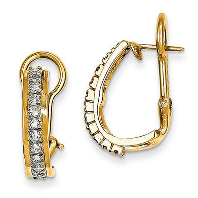 0.4 Carat 14K Gold Diamond earring