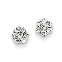0.3 Carat 14K White Gold Diamond Vintage Earrings