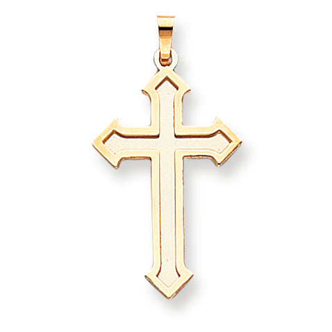 14K Gold Two-tone Passion Cross Pendant