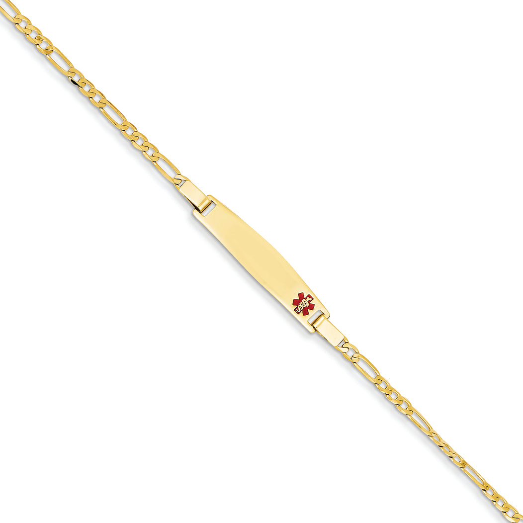 14K Gold Medical Jewelry Bracelet 8 Inches