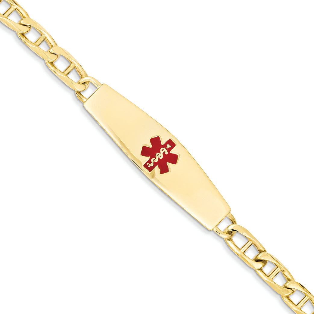 14K Gold Medical Jewelry Bracelet 8 Inches