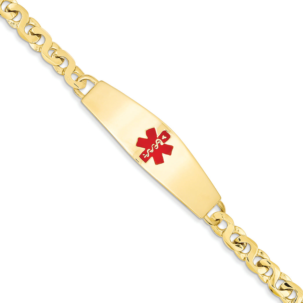 14K Gold Medical Jewelry Bracelet 8 Inches