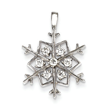 0.3 Carat 14K White Gold Diamond pendant