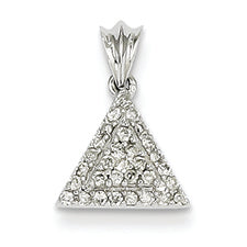0.2 Carat 14K White Gold Diamond Pendant
