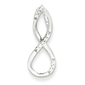 0.1 Carat 14K White Gold Diamond Pendant