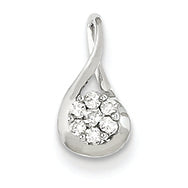 0.1 Carat 14K White Gold Diamond Pendant