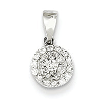 0.2 Carat 14K White Gold Diamond Pendant