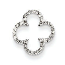 0.2 Carat 14K White Gold Diamond Pendant
