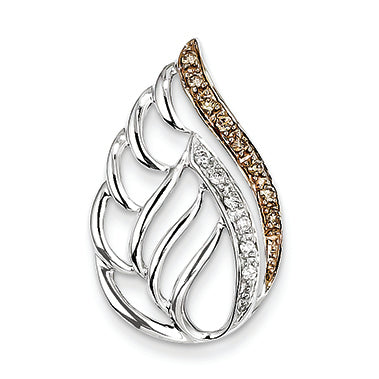 0.2 Carat 14K White Gold & Rhodium Diamond Pendant