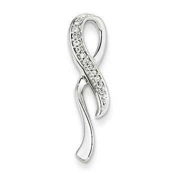 0.1 Carat 14K White Gold Diamond Fashion Pendant