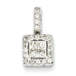 0.6 Carat 14K Gold Diamond Pendant