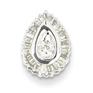 0.3 Carat 14K White Gold Diamond Pendant