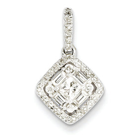 0.5 Carat 14K White Gold Diamond Pendant