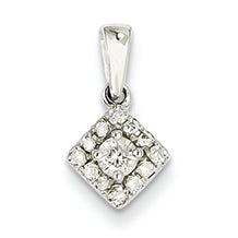 0.3 Carat 14K White Gold Diamond Pendant