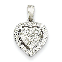 0.5 Carat 14K White Gold Diamond Pendant