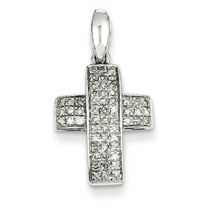 0.2 Carat 14K White Gold Diamond Pendant