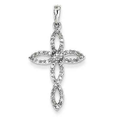 0.3 Carat 14K White Gold Diamond Pendant
