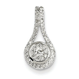 0.3 Carat 14K White Gold Diamond Pendant