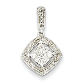 0.3 Carat 14K White Gold Diamond Pendant
