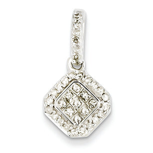 0.5 Carat 14K White Gold Diamond Pendant