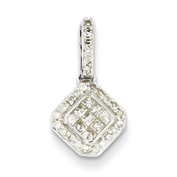 0.3 Carat 14K White Gold Diamond Pendant