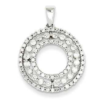 0.8 Carat 14K White Gold Diamond Pendant