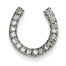 0.3 Carat 14K White Gold Diamond chain slide