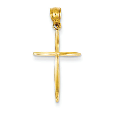 14K Gold Yellow Gold Cross Pendant