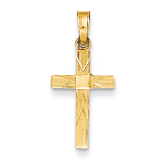 14K Gold Small Cross Pendant