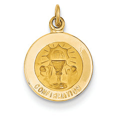 14K Gold Confirmation Charm