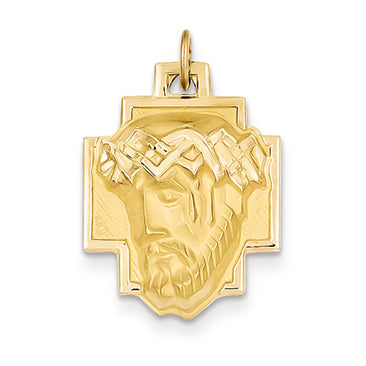 14K Gold Jesus Charm