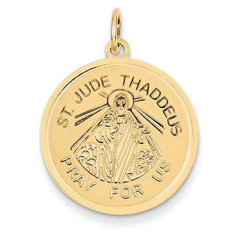 14K Gold Saint Jude Thaddeus Charm