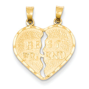 14K Gold Break-apart Best Friend Charm