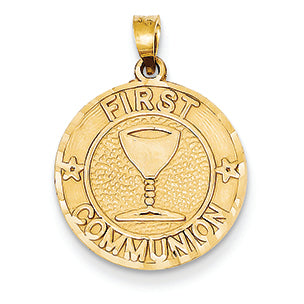 14K Gold First Communion Charm