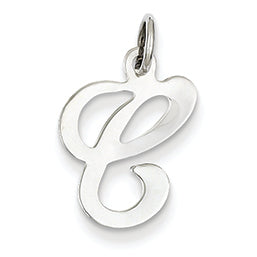 14K Goldw Die Struck Initial C Charm