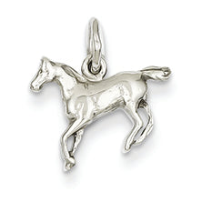 14K White Gold Horse Charm