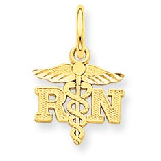 14K Gold R.N. Pendant