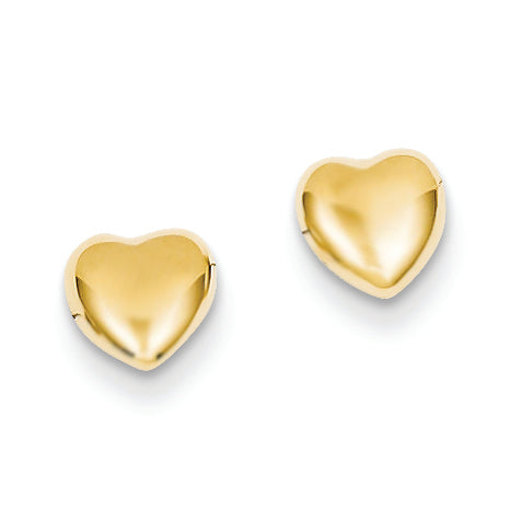 14K Gold Heart Ear