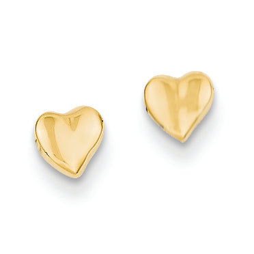 14K Gold Heart Ear