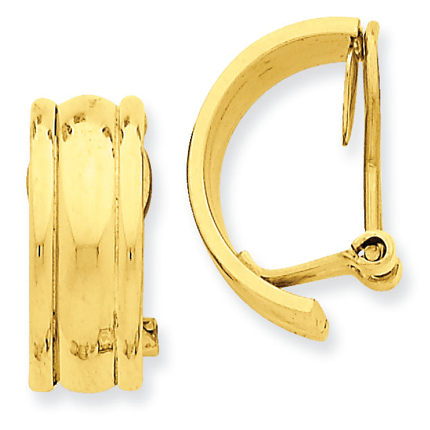 14K Gold Fancy Non-pierced Earrings